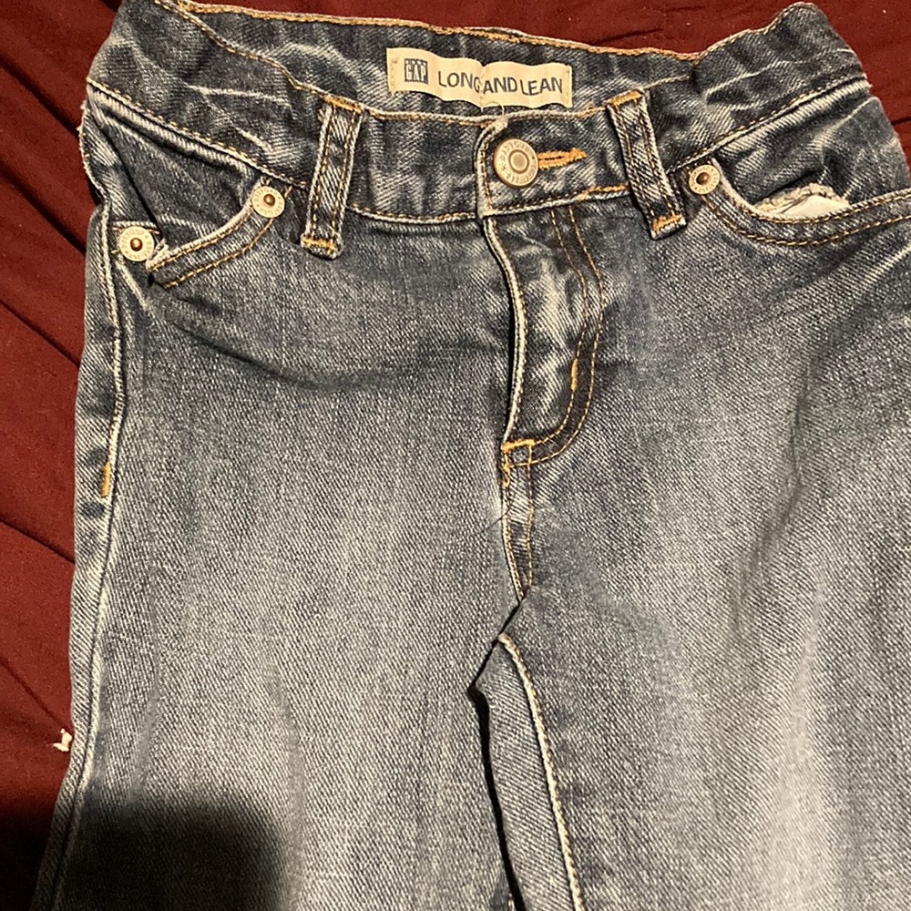 GAP LONG AND LEAN BLUE JEANS 👖